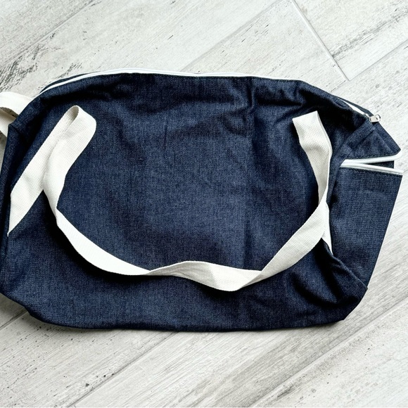 Denim "Gym & Juice" Duffel Bag - Picture 2 of 2